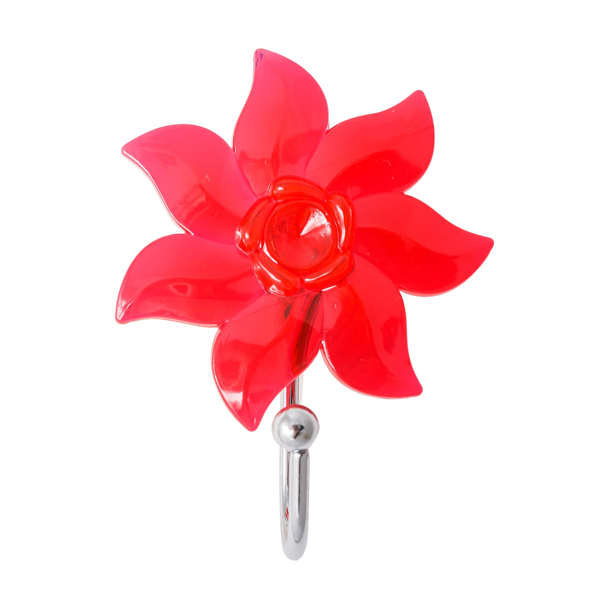Гачок Vanstore червона квітка, 3*10*7 см (TL-2031-7RR)